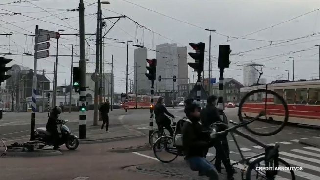 Fliegende Holländer: Sturm ‘Friederike’ in Amsterdam