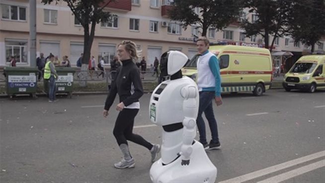 Rennmaschine: Roboter nimmt an Marathon teil