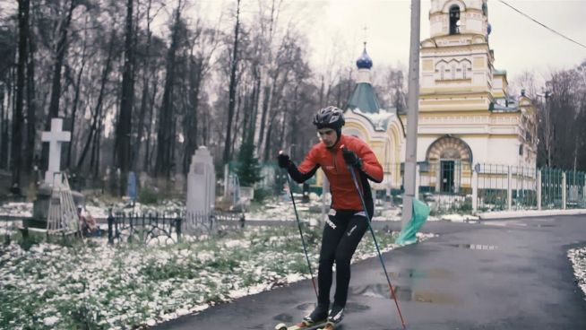 Ski auf dem Friedhof: Russische Sportler im Kreuzfeuer