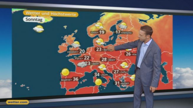 Das Wetter in Europa am 03. September 2016
