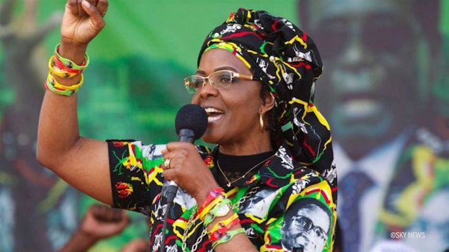 Durchgedreht: Zimbabwes First Lady schlägt zu